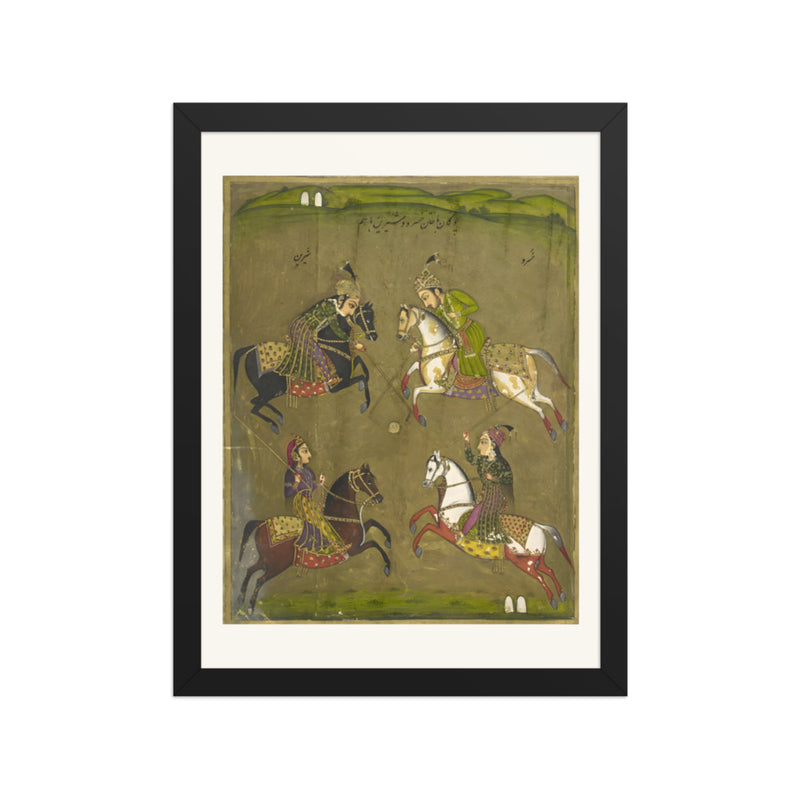 Khusrau and Shirin Playing Polo