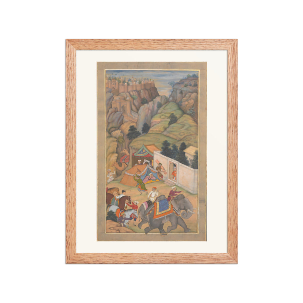 A Camp Being Prepared in the Hills — view 2