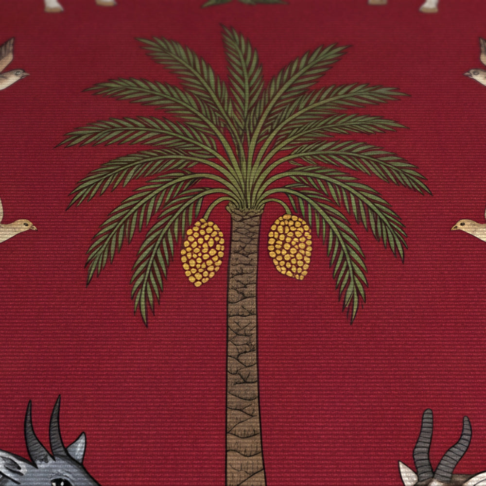 Lahore Menagerie — Mughal Animal Carpet Area Rug — view 4