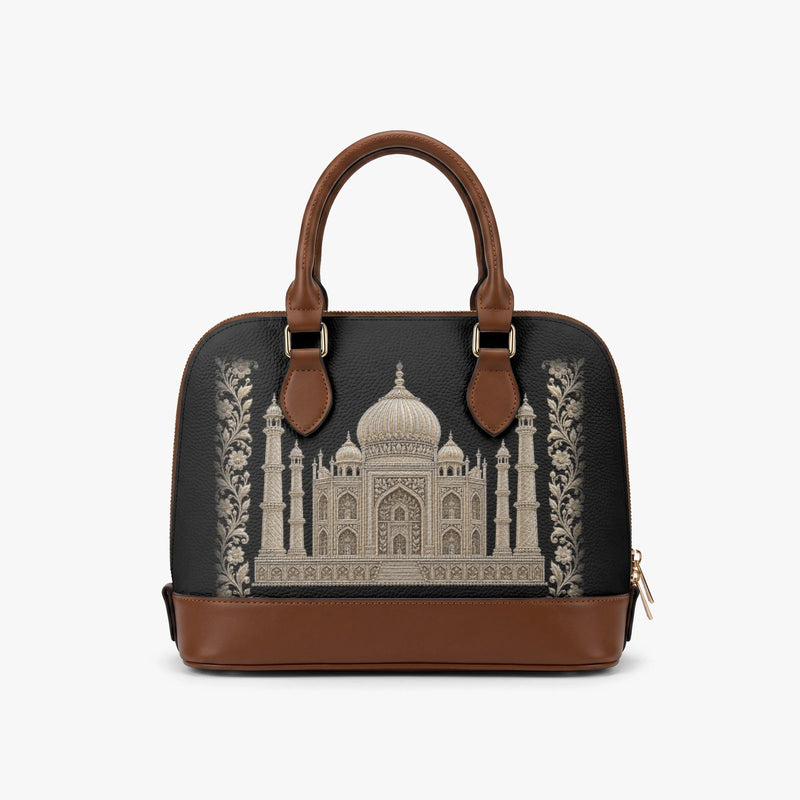 Taj Mahal — Black & Gold Dome Handbag