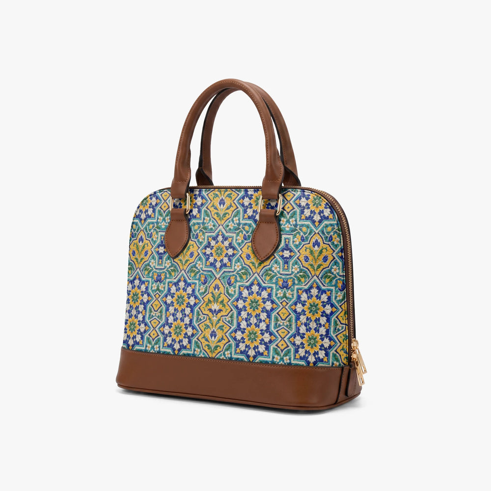 Kashi Tile — Lapis & Turquoise Dome Handbag — view 2