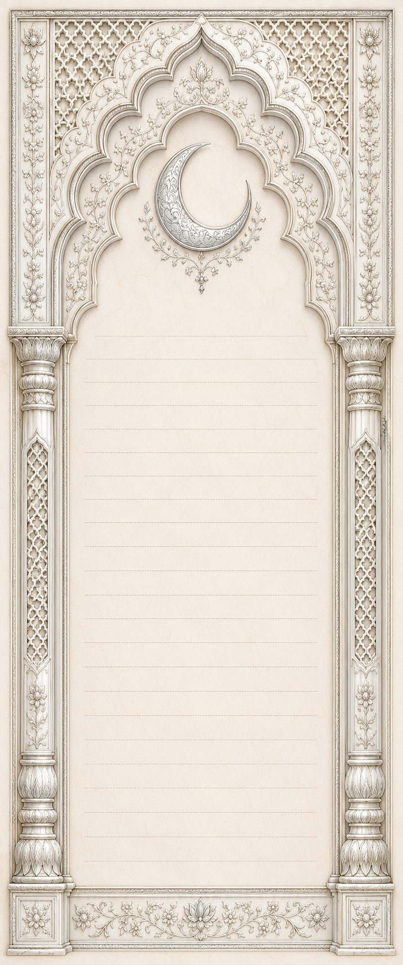 Mughal Jharokha Notepad - Akbar Court Colours — view 16