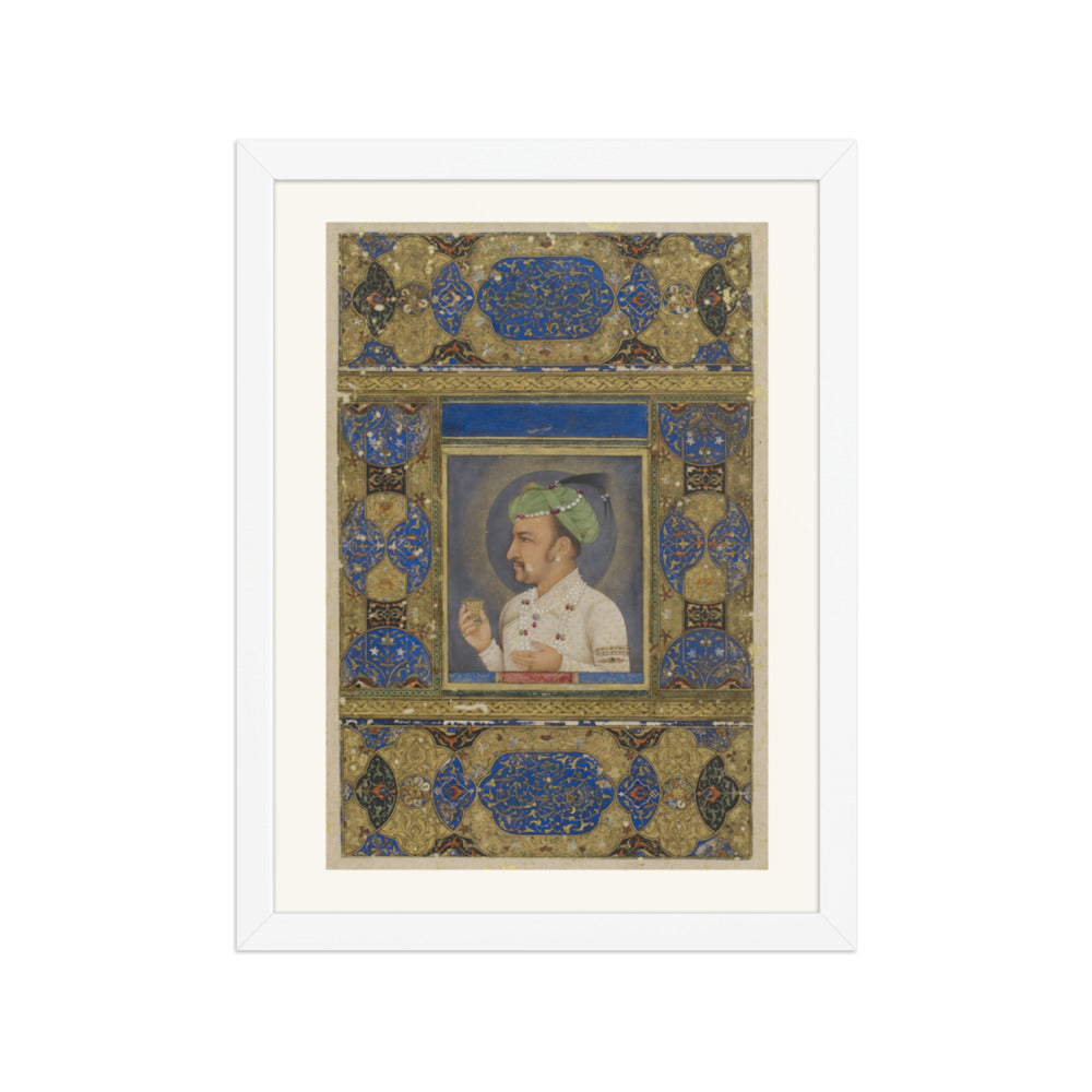 Portrait of the Emperor Jahangir — Restored Mughal Wall Art — view 6