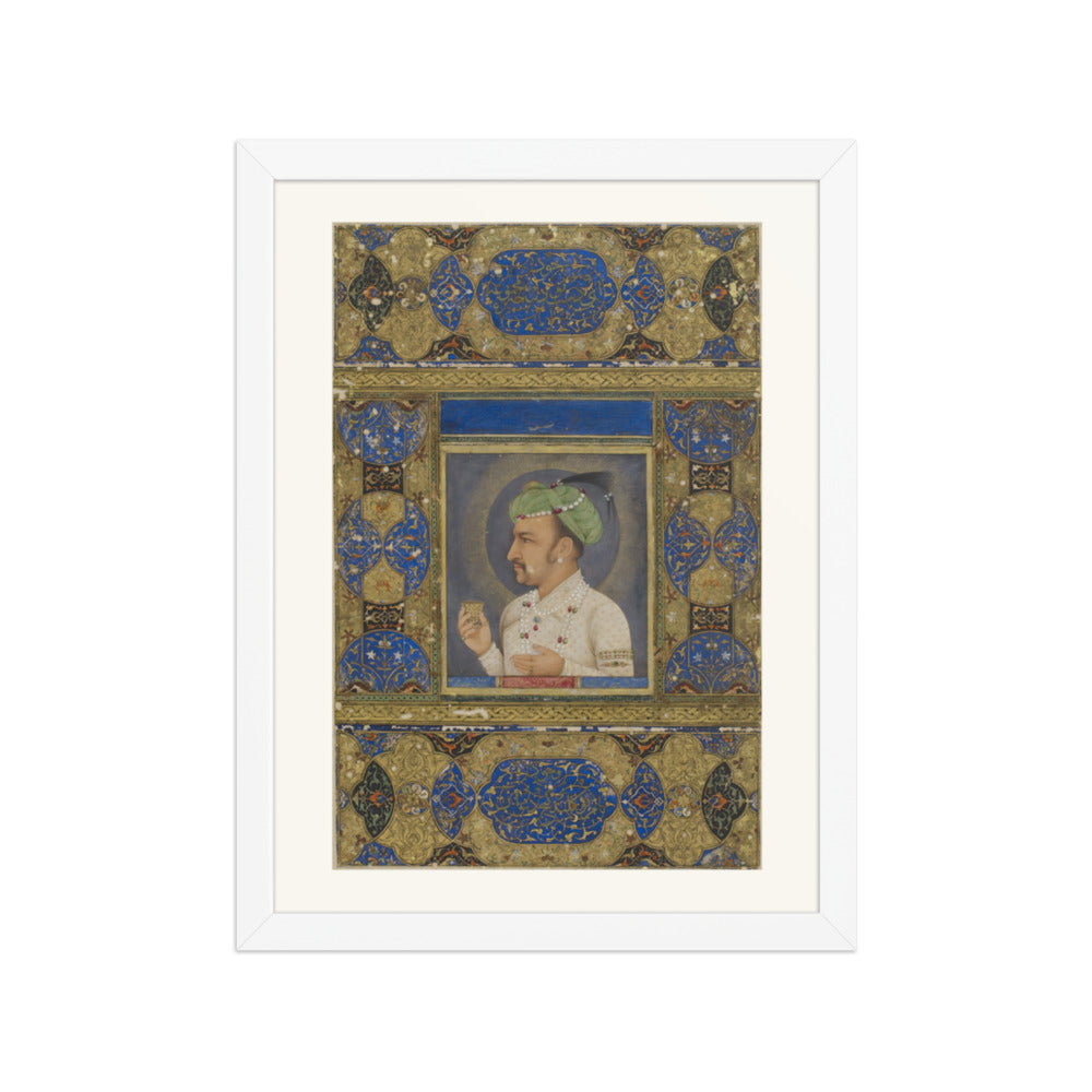 Portrait of the Emperor Jahangir — Restored Mughal Wall Art — view 6