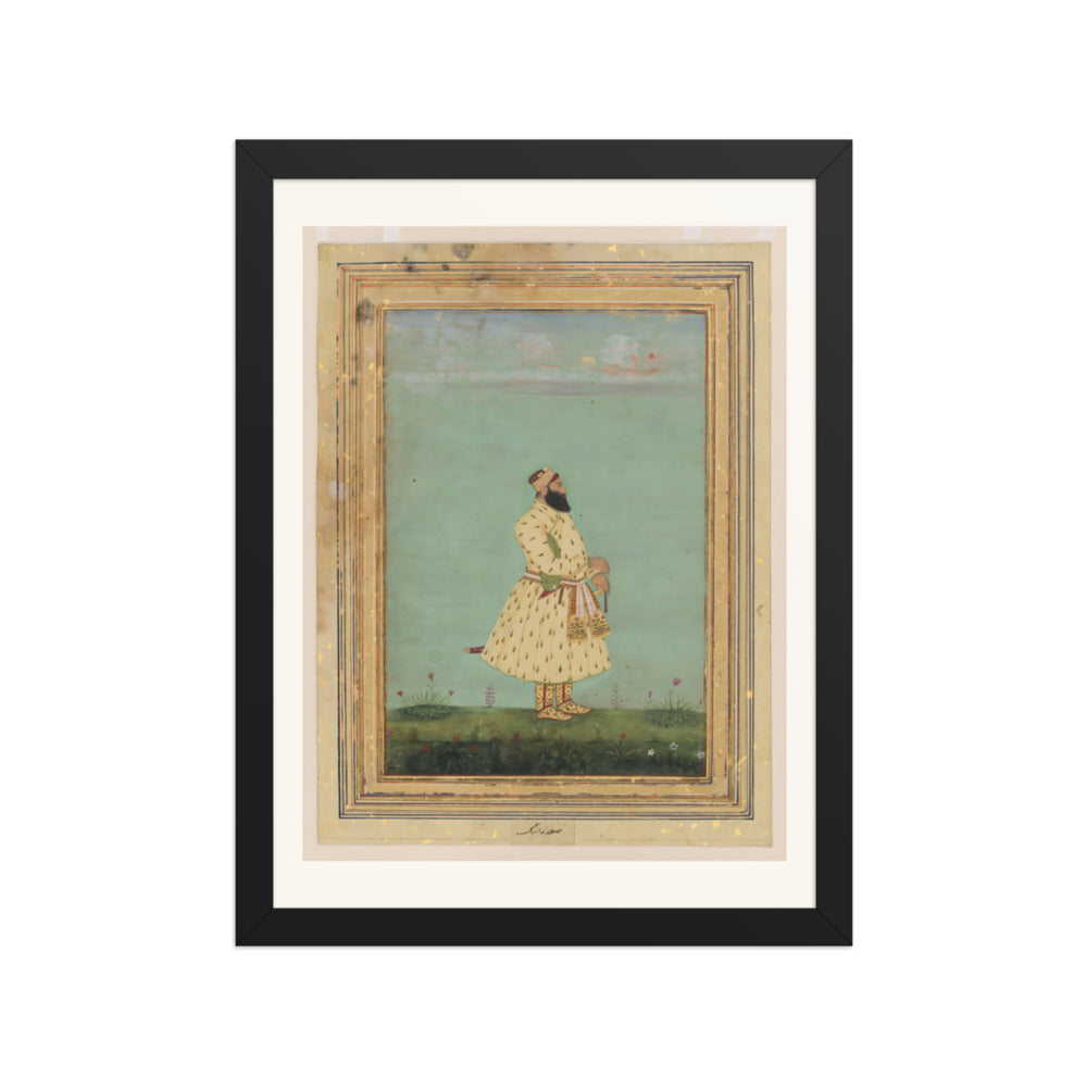 Portrait of Safdar Jang — Restored Mughal Wall Art — view 2