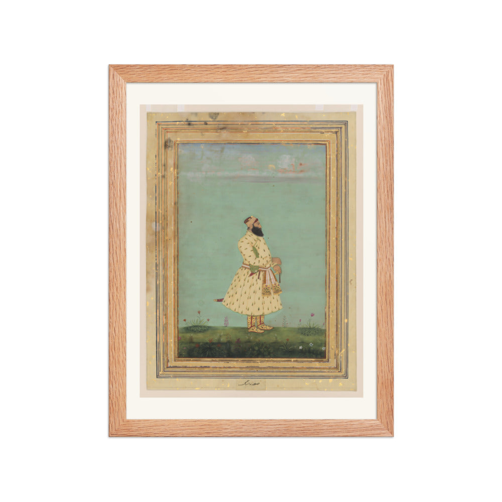 Portrait of Safdar Jang — Restored Mughal Wall Art — view 4