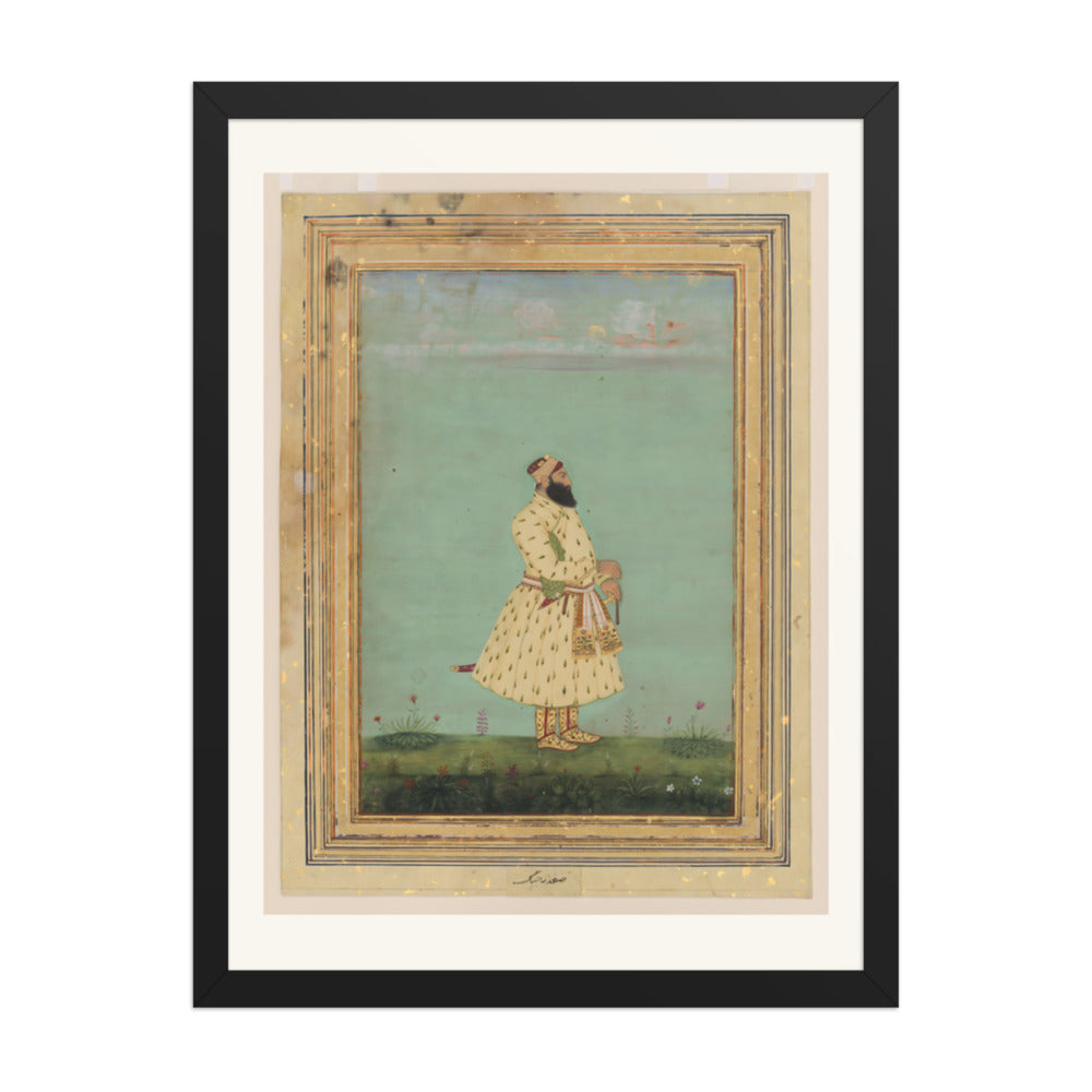 Portrait of Safdar Jang — Restored Mughal Wall Art — view 1