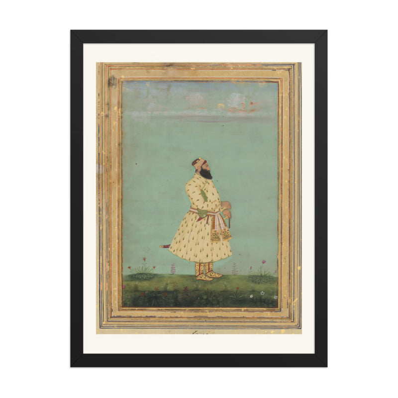 Portrait of Safdar Jang — Restored Mughal Wall Art