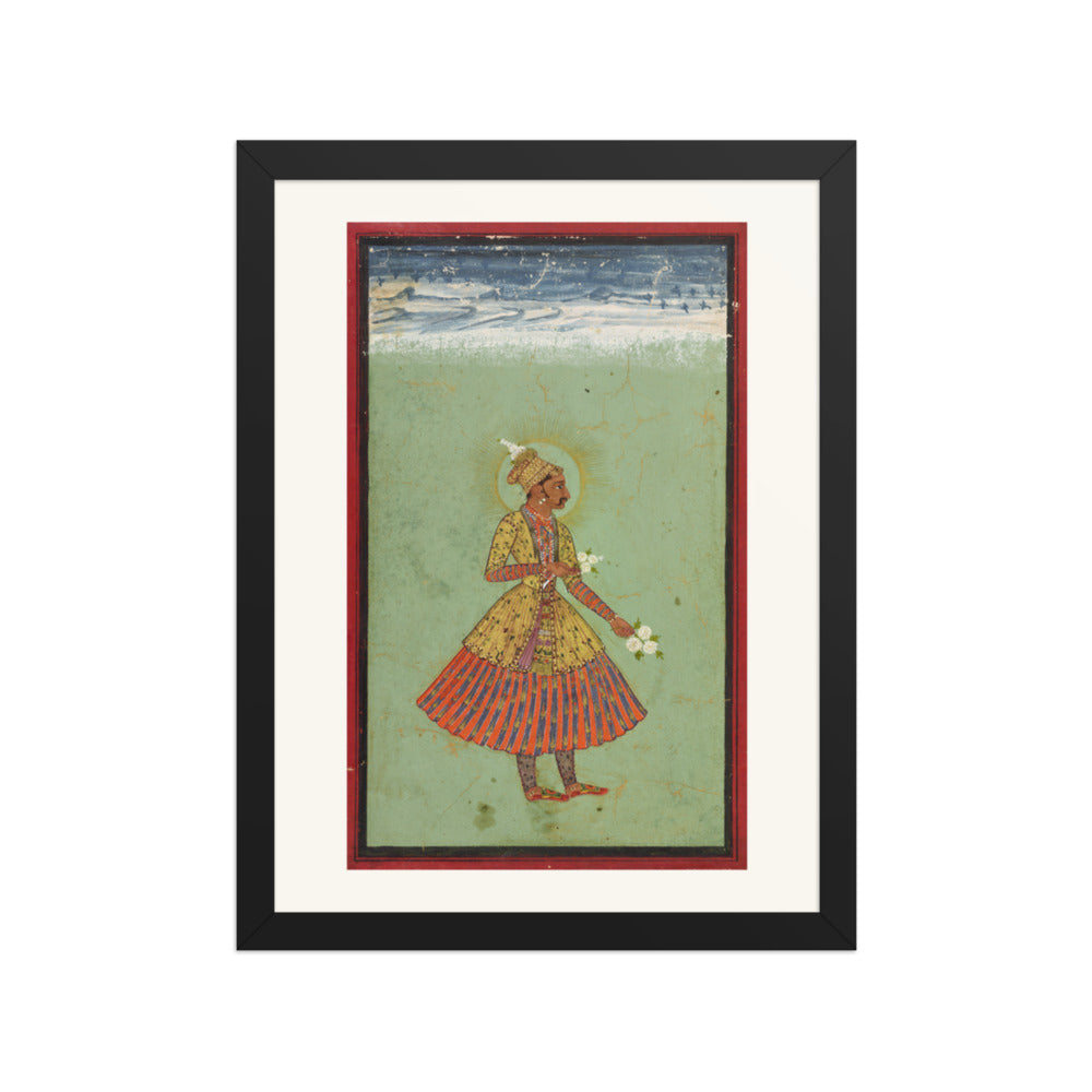 Raja Jagat Singh of Kota — Restored Rajput Wall Art — view 2
