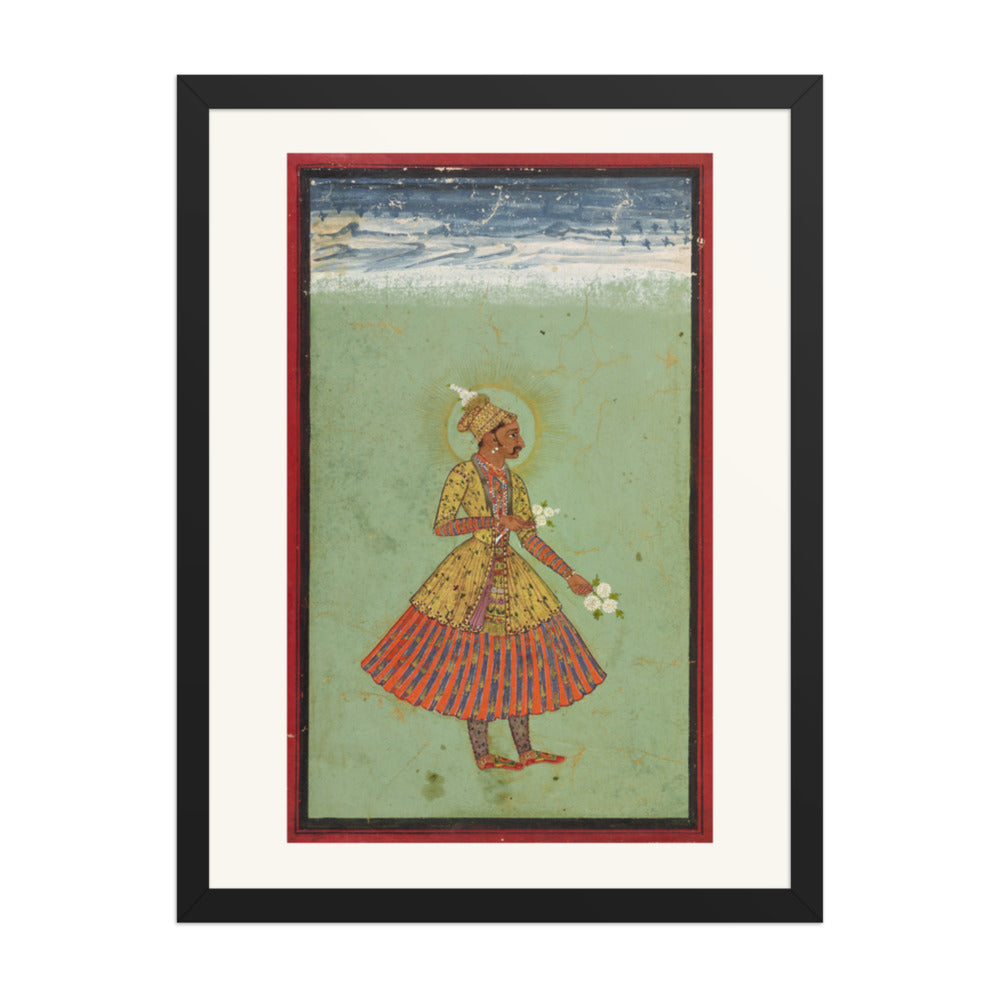 Raja Jagat Singh of Kota — Restored Rajput Wall Art — view 1