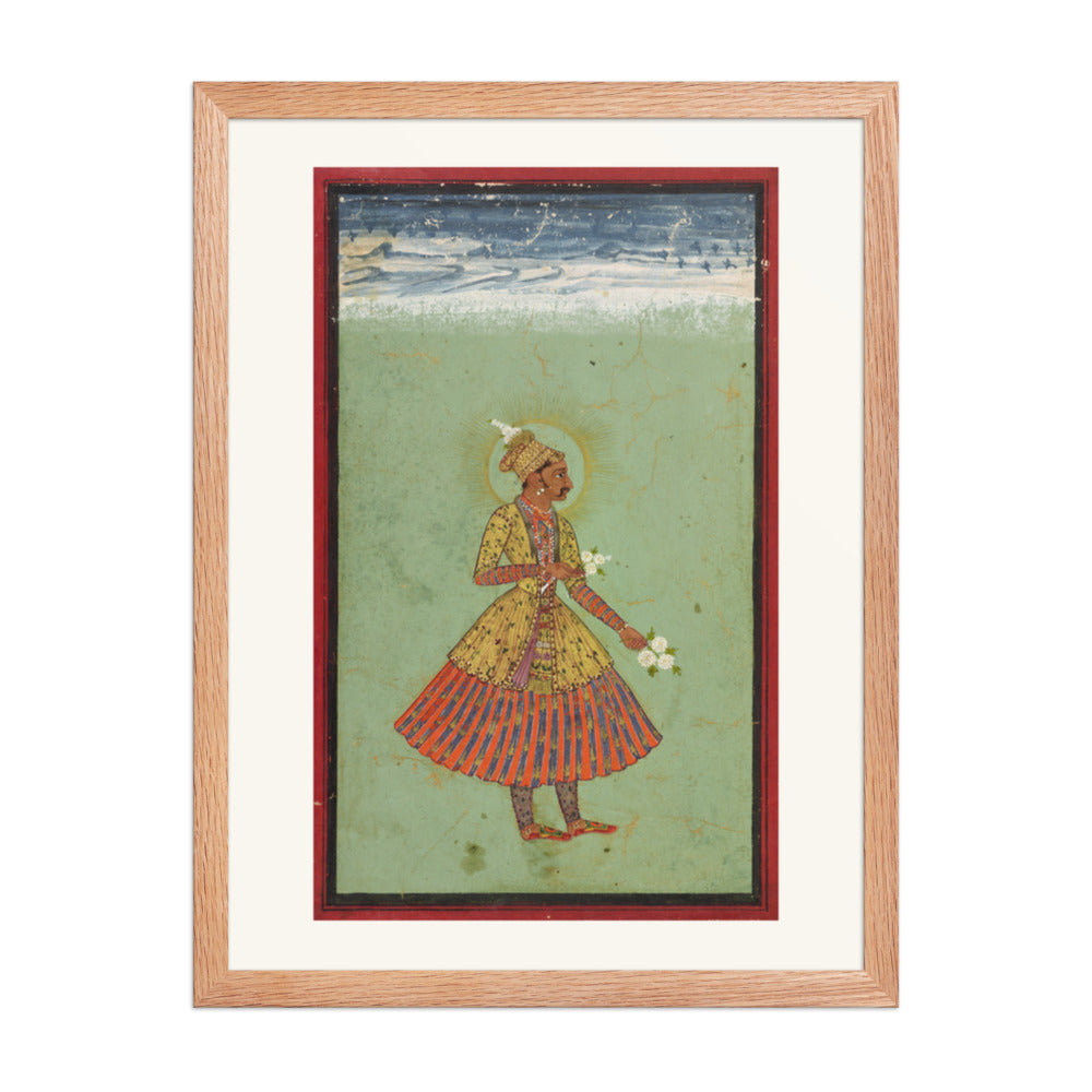 Raja Jagat Singh of Kota — Restored Rajput Wall Art — view 3