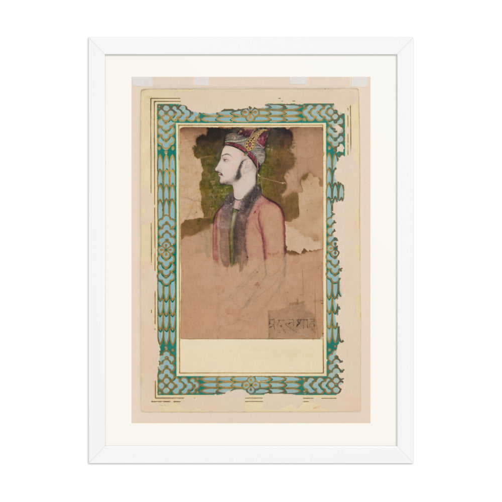 Portrait of Ibrahim Adil Shah II — Restored Deccan Wall Art — view 5