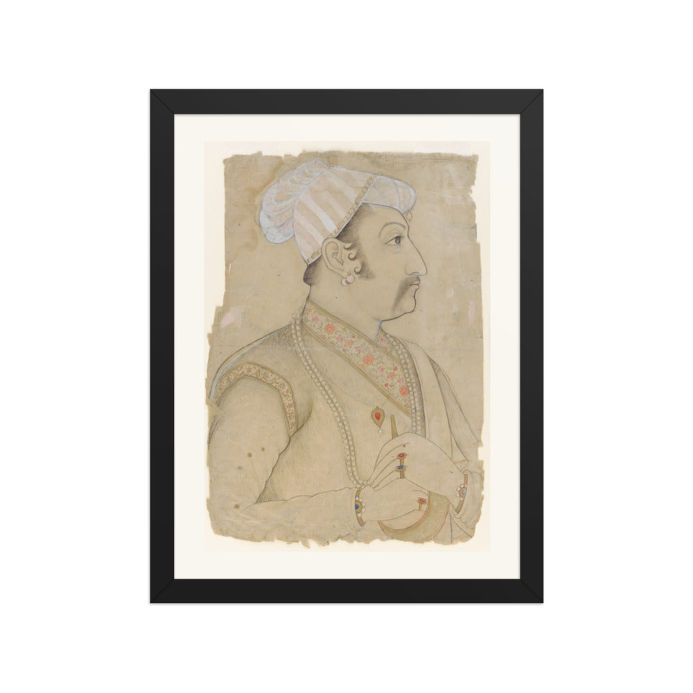 Raja Gaj Singh of Marwar — Restored Rajput Wall Art — view 2