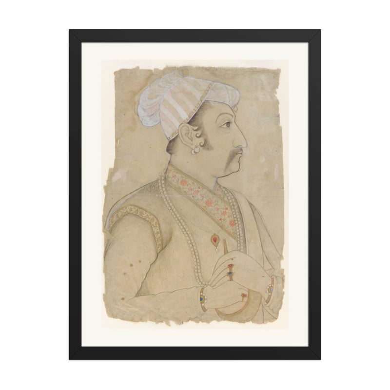 Raja Gaj Singh of Marwar — Restored Rajput Wall Art