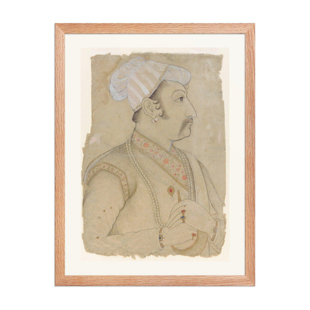 Raja Gaj Singh of Marwar — Restored Rajput Wall Art — view 3