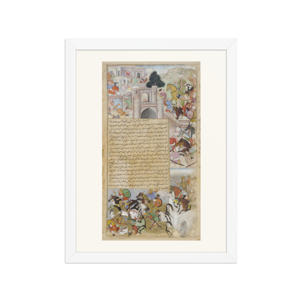 The Siege of Baghdad — Restored Mughal Wall Art — view 6