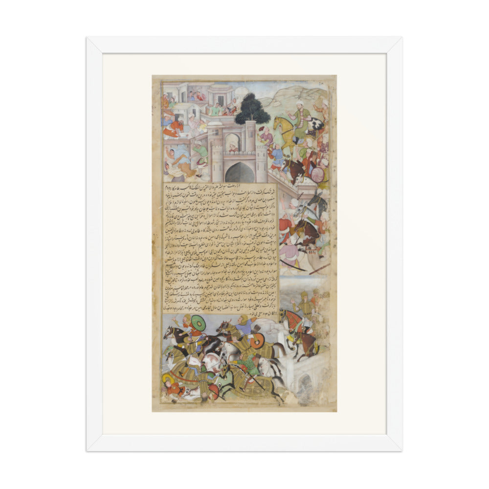 The Siege of Baghdad — Restored Mughal Wall Art — view 5