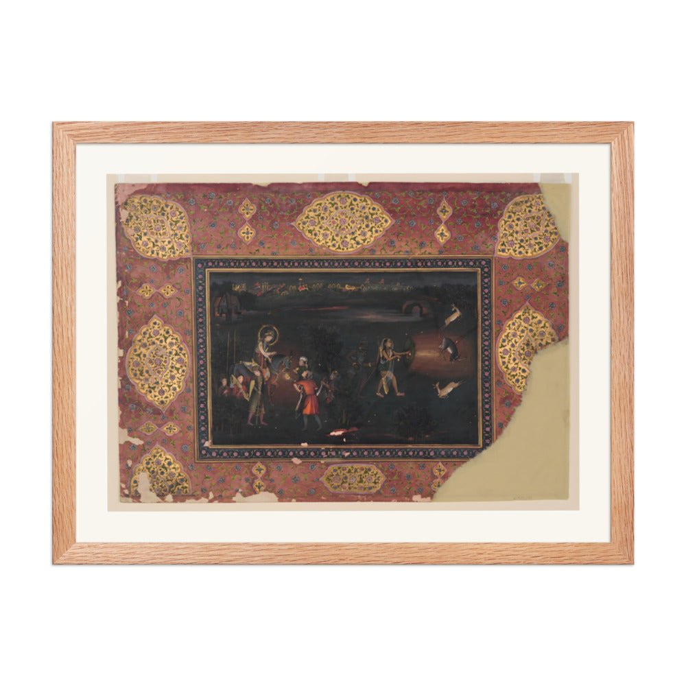 Deer-Stalking by Night — Restored Indian Court Wall Art — view 3