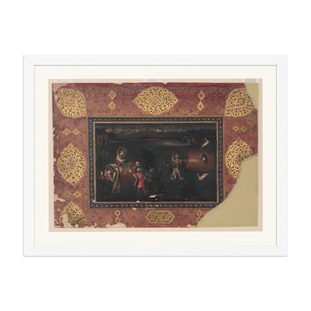Deer-Stalking by Night — Restored Indian Court Wall Art — view 5