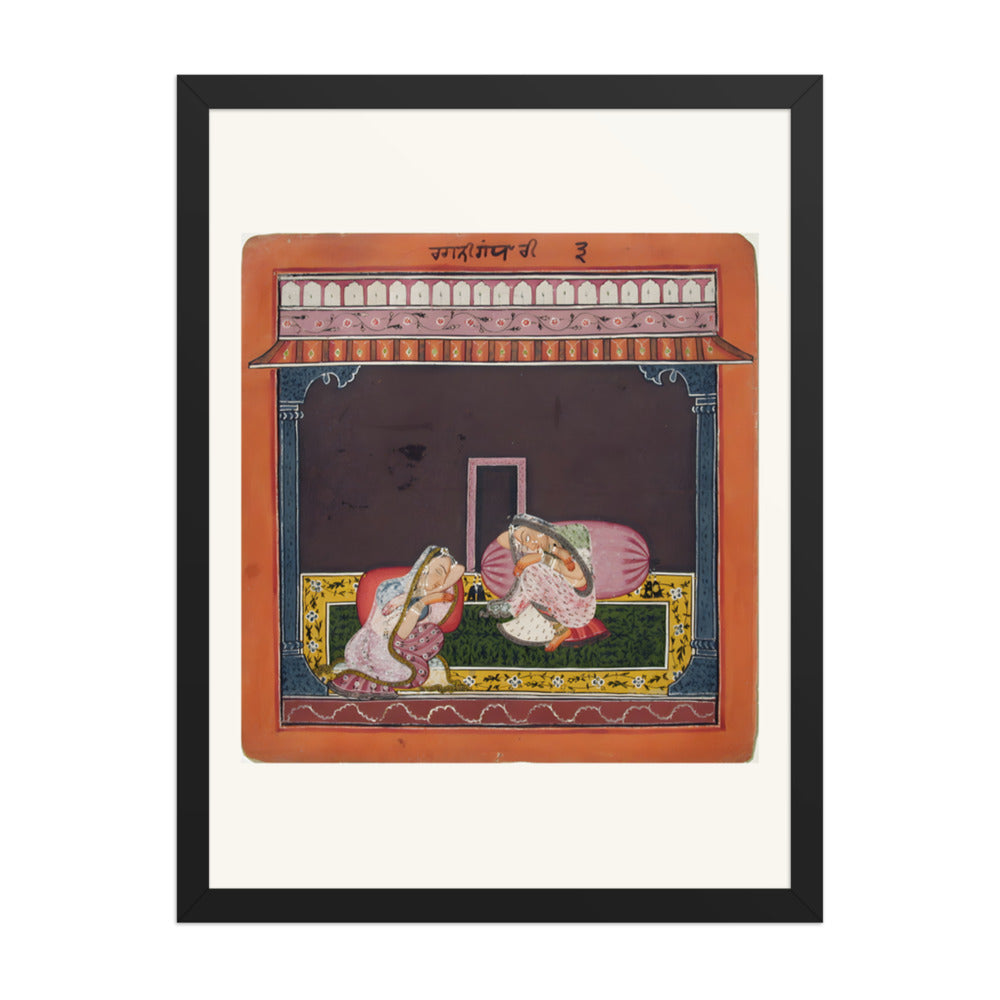 Andhriyari Ragini — Restored Rajput Wall Art — view 1