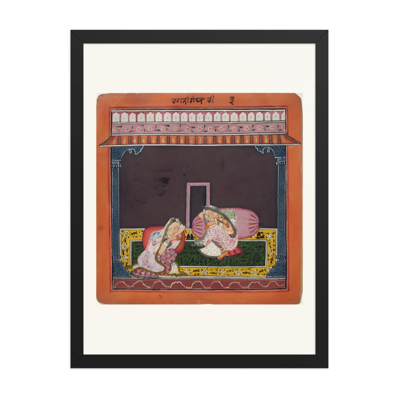 Andhriyari Ragini — Restored Rajput Wall Art