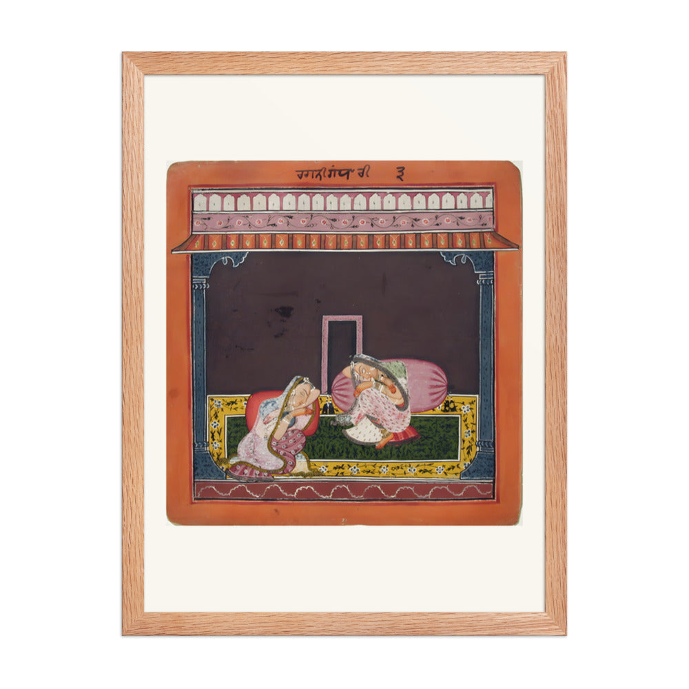 Andhriyari Ragini — Restored Rajput Wall Art — view 3