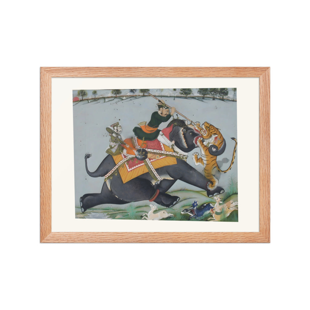 Maharao Ram Singh I of Kotah Spearing a Tiger — view 2