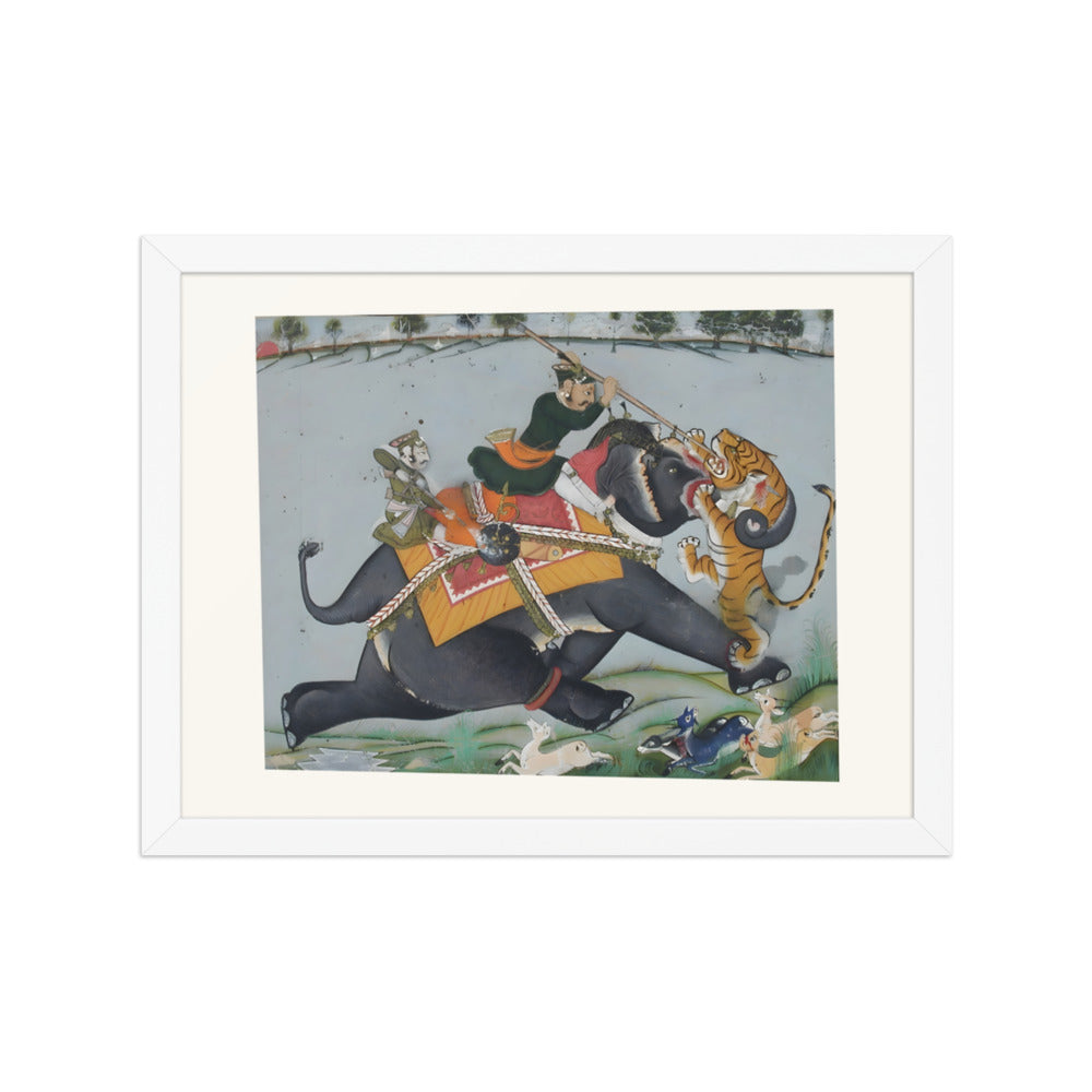 Maharao Ram Singh I of Kotah Spearing a Tiger — view 3