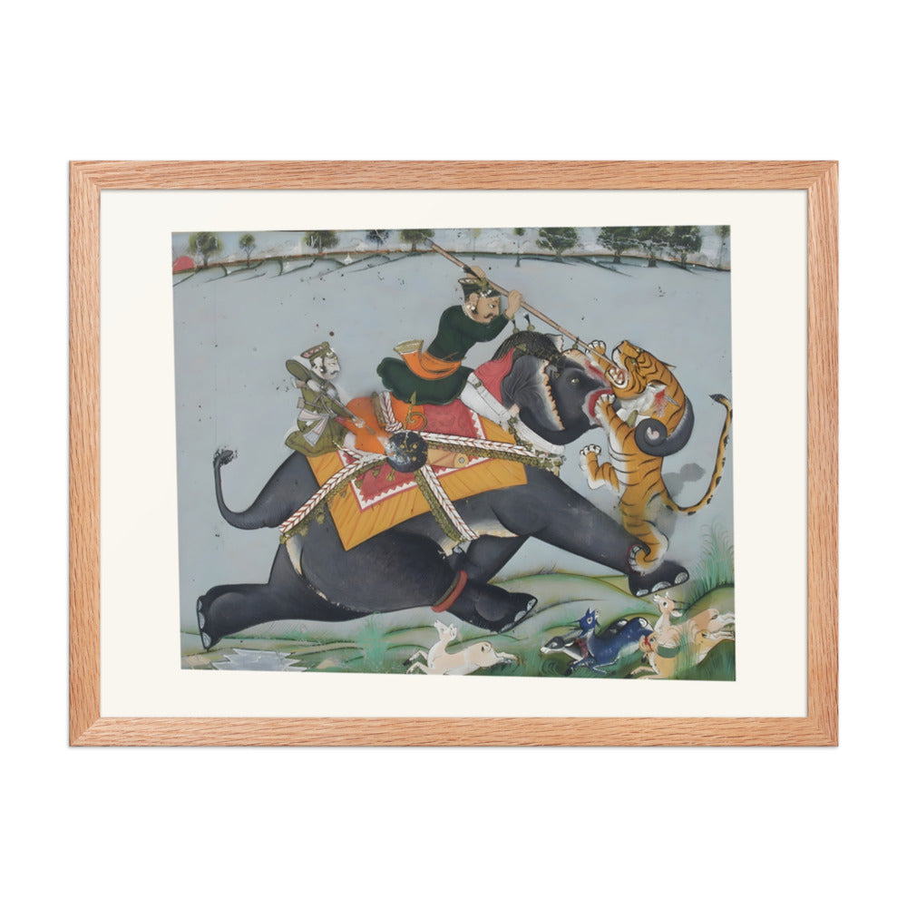 Maharao Ram Singh I of Kotah Spearing a Tiger — view 5