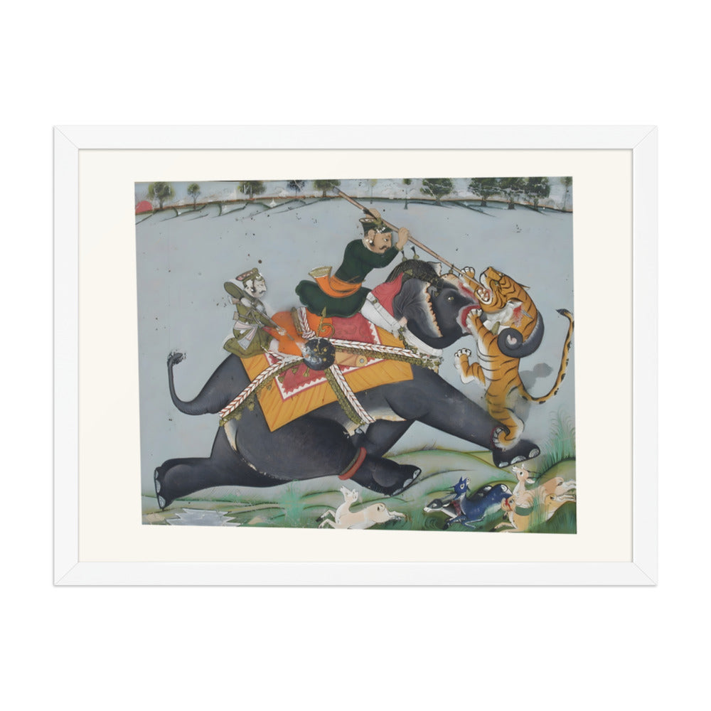 Maharao Ram Singh I of Kotah Spearing a Tiger — view 6