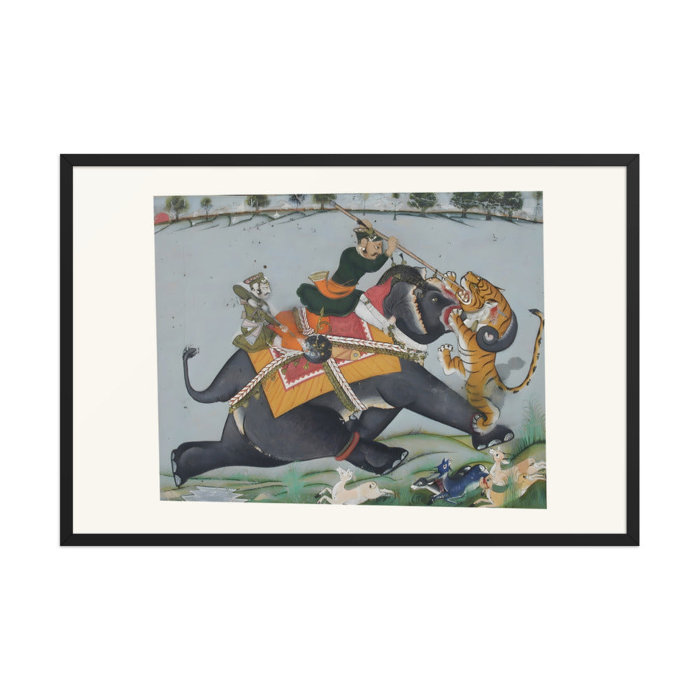 Maharao Ram Singh I of Kotah Spearing a Tiger — view 7