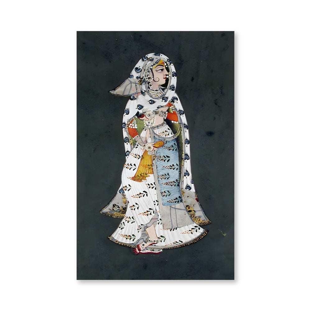 A Bundi Lady in a Floral Sari — view 8