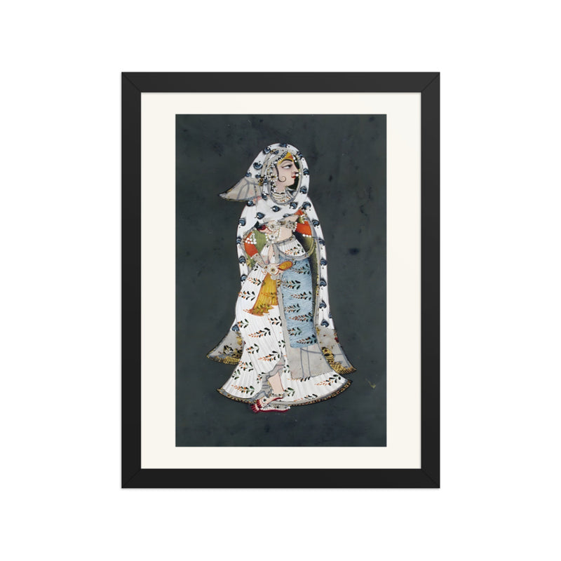 A Bundi Lady in a Floral Sari