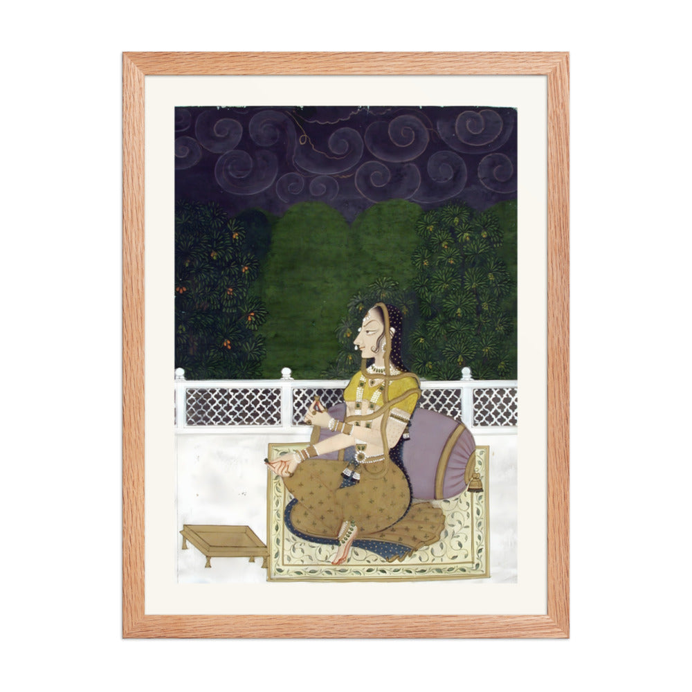 A Kishangarh Beauty Reclining Against a Bolster — view 6