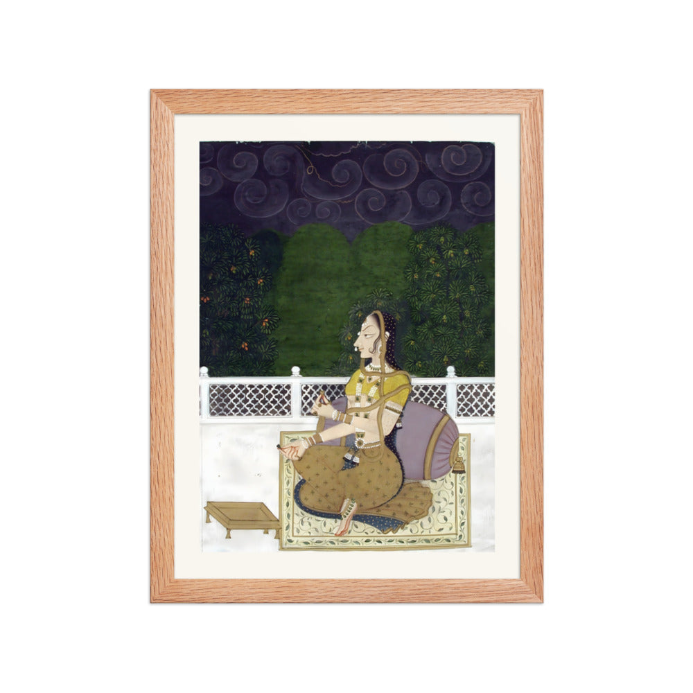 A Kishangarh Beauty Reclining Against a Bolster — view 2
