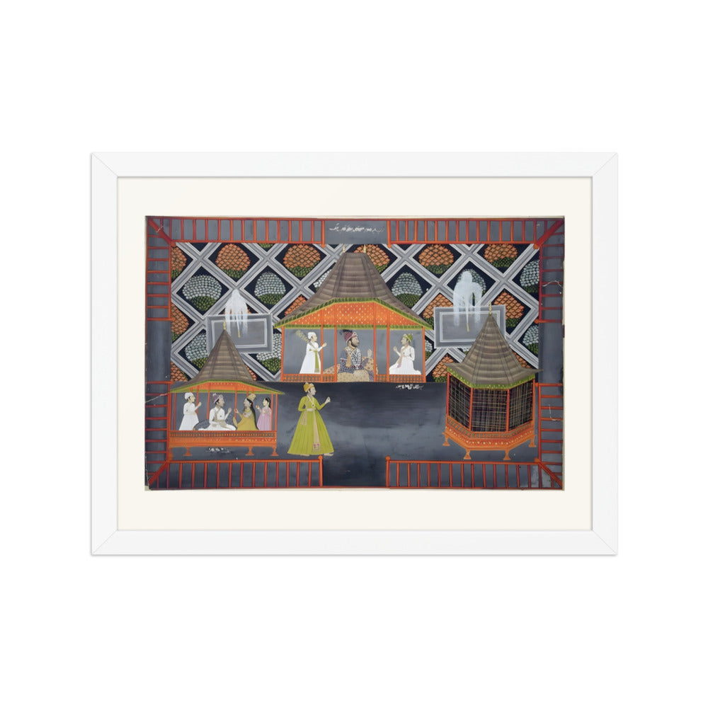 A Nawab and His Sons in a Garden Pavilion — view 3