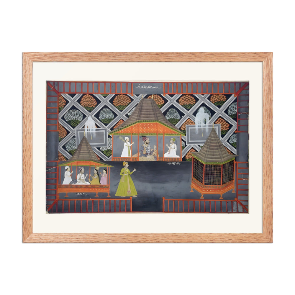 A Nawab and His Sons in a Garden Pavilion — view 5