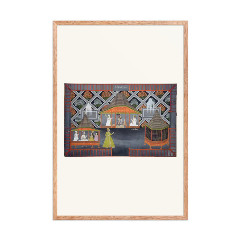 A Nawab and His Sons in a Garden Pavilion — view 8
