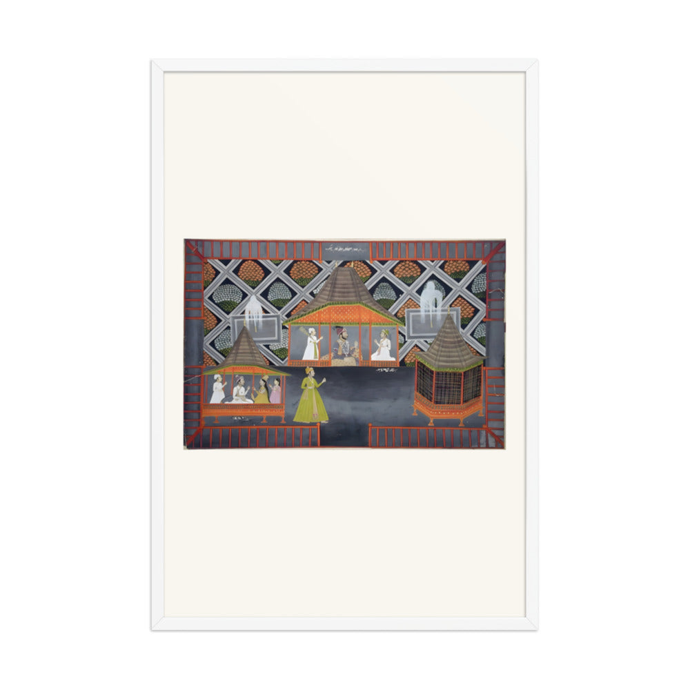A Nawab and His Sons in a Garden Pavilion — view 9