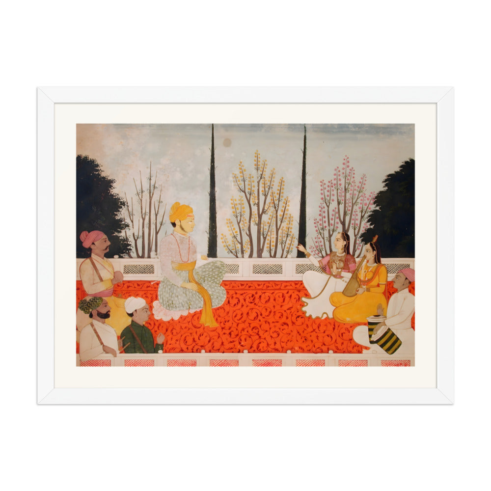 A Raja with Musicians on a Terrace — view 3