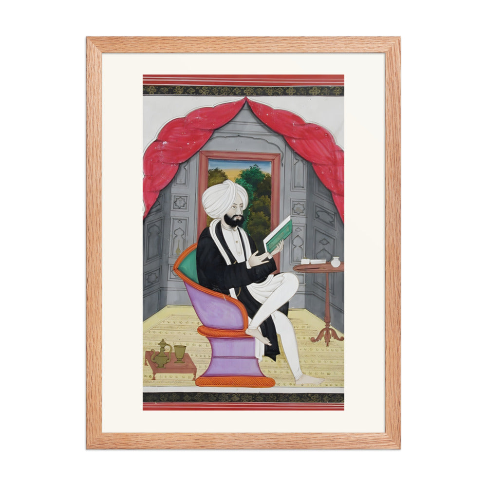 A Sikh Sardar Reading by a Window — view 2