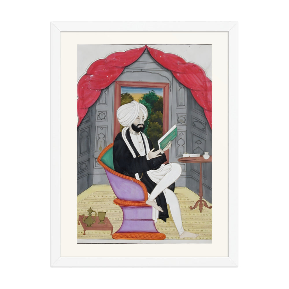 A Sikh Sardar Reading by a Window — view 6