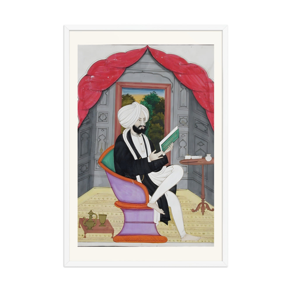 A Sikh Sardar Reading by a Window — view 9
