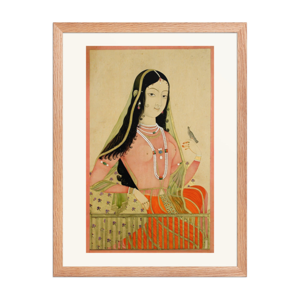 A Beauty at a Window with a Bird — view 5