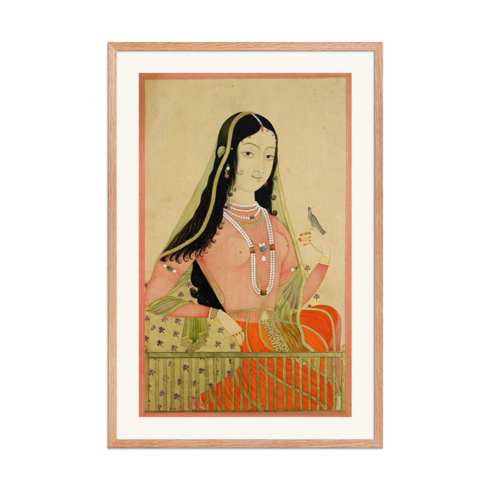 A Beauty at a Window with a Bird — view 8