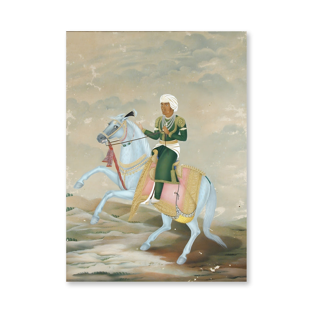 A Horseman on a Dappled Blue Horse — view 4