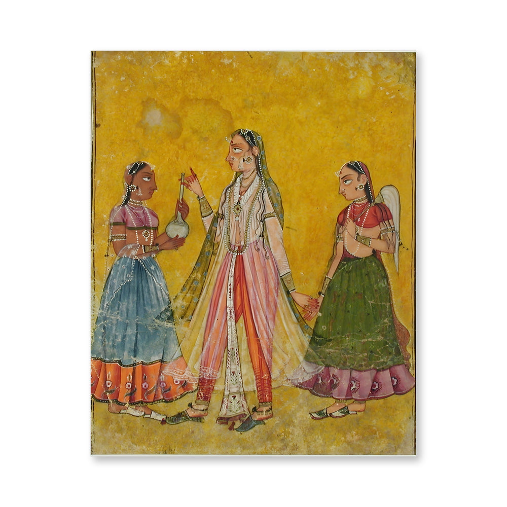 A Lady Between Two Maids — view 4