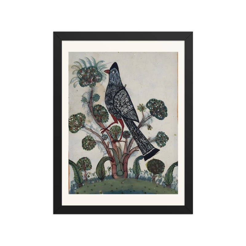 A Bird in a Flowering Tree — Painted by the Young Prince of Ghanerao