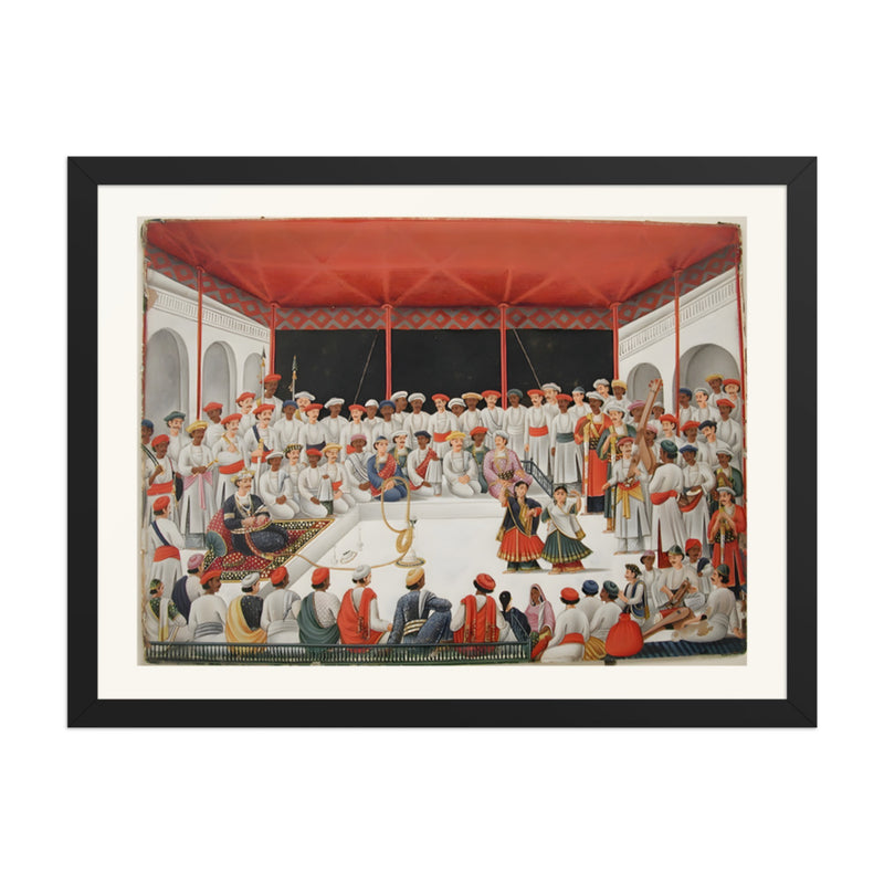 A Prince and His Court Watch a Dance
