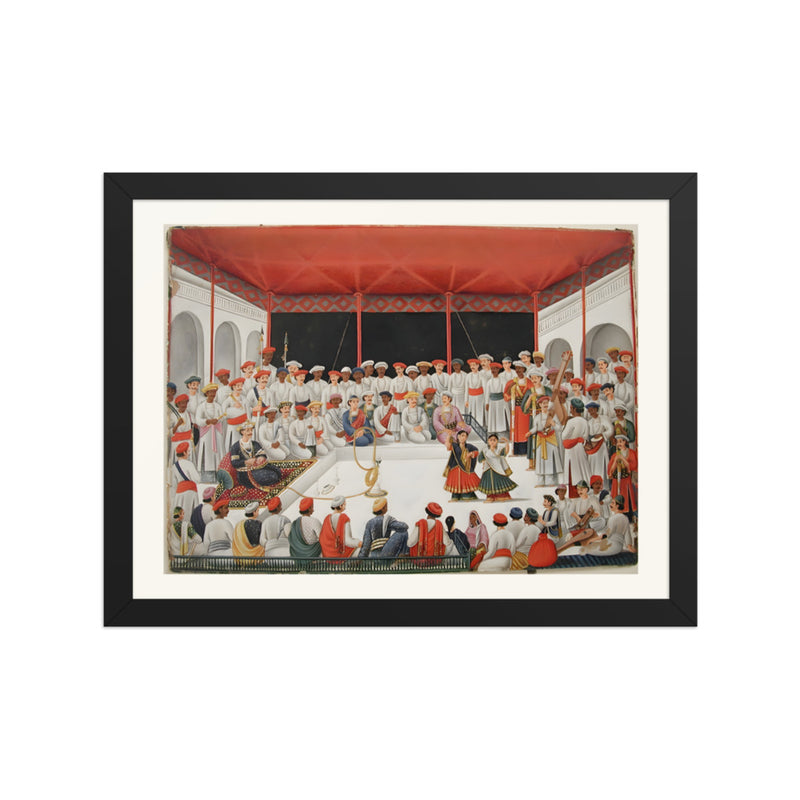 A Prince and His Court Watch a Dance